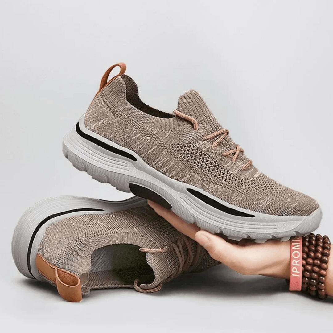Molvana - AirMesh Breathable Sneaker - 14:771#khaki;200000124:200000900