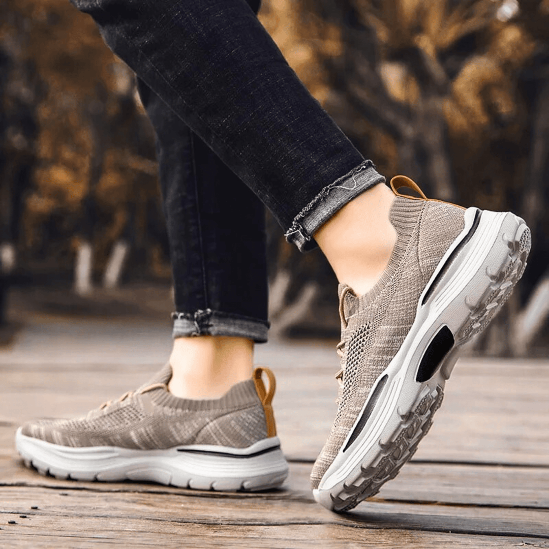 Molvana - AirMesh Breathable Sneaker - 14:771#khaki;200000124:100013888