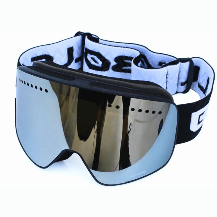 Molvana - ClearSight Magnetic Ski Goggles - 14:200004870#Black Silver Lens