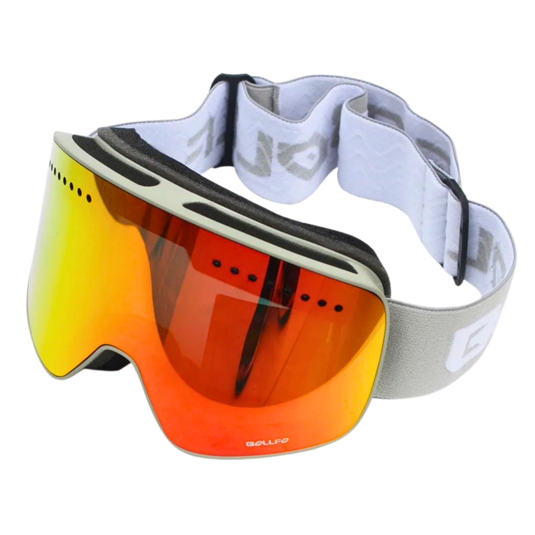 Molvana - ClearSight Magnetic Ski Goggles - 14:193#Grey Red