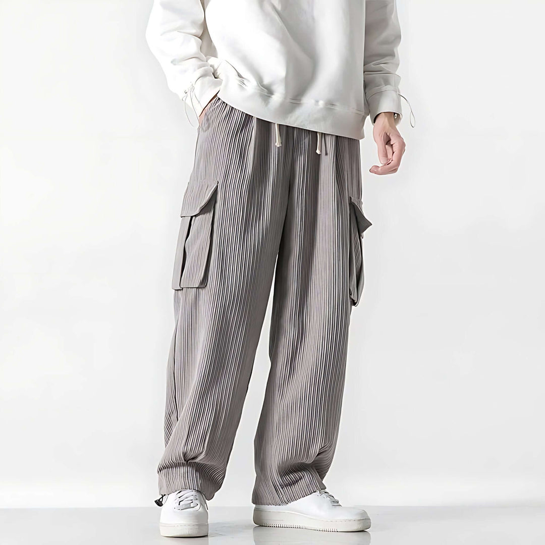 Corduroy Straight - Leg Cargo Pant - Molvana