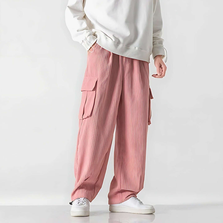 Corduroy Straight - Leg Cargo Pant - Molvana