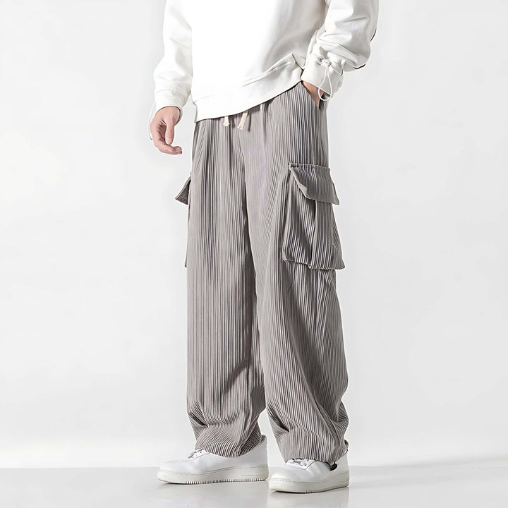 Corduroy Straight - Leg Cargo Pant - Molvana