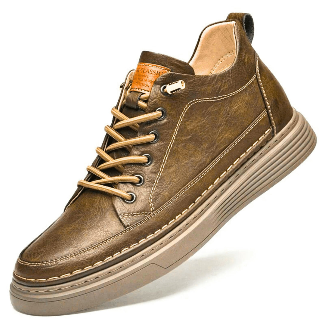 Molvana - EverestStep Leather Sneaker - 14:200001438#Khaki;200000124:200000339