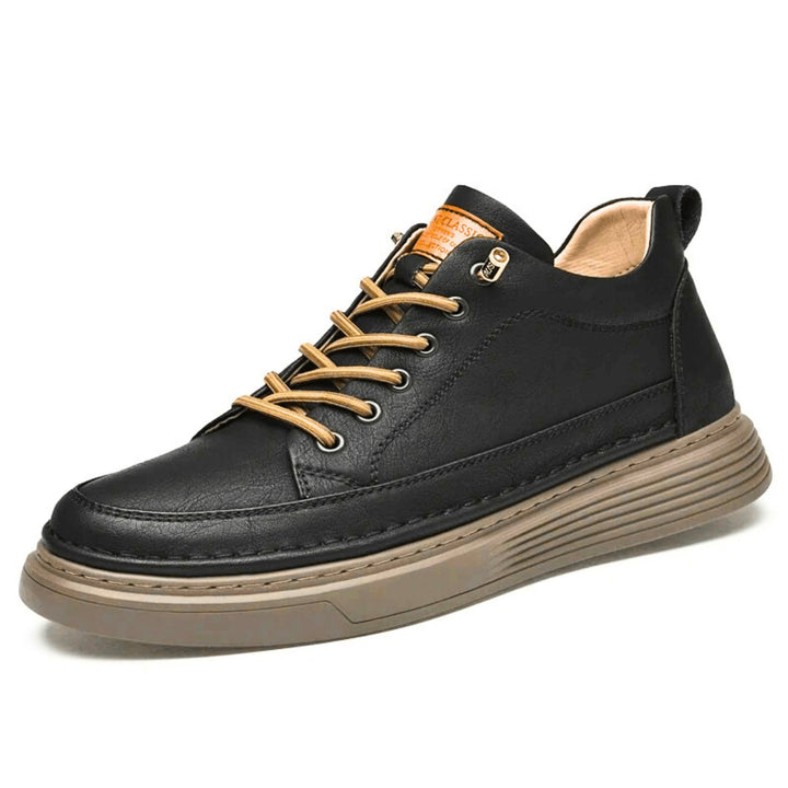 Molvana - EverestStep Leather Sneaker - 14:193#Black;200000124:100010482