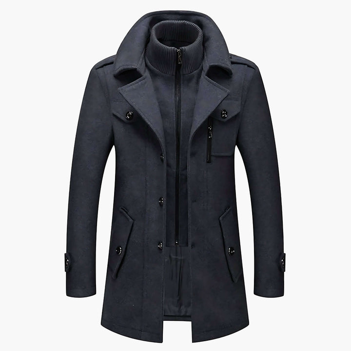 Executive Prestige Wool Coat - Molvana