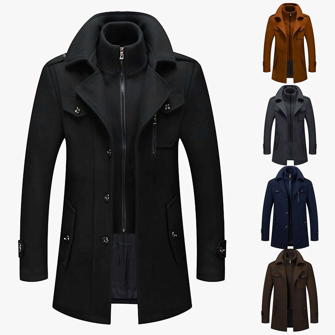 Executive Prestige Wool Coat - Molvana