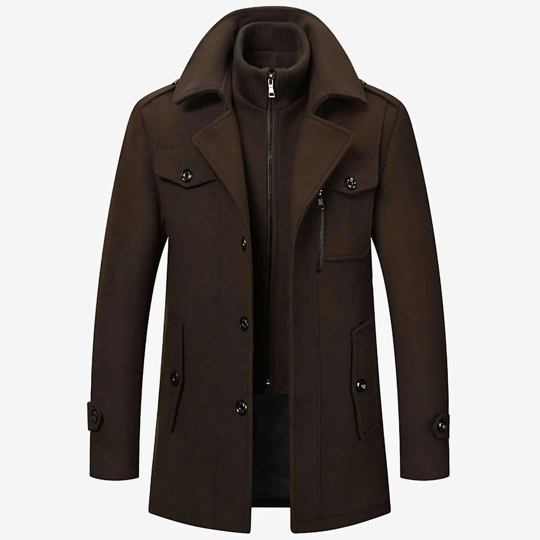 Executive Prestige Wool Coat - Molvana