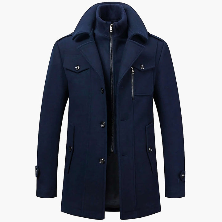 Executive Prestige Wool Coat - Molvana