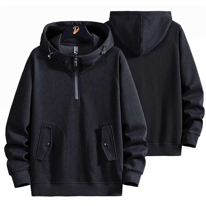 Molvana - GripOn Quarter - Zip Hoodie - 14:771#coffee;5:361385#L(50 to 60KG)