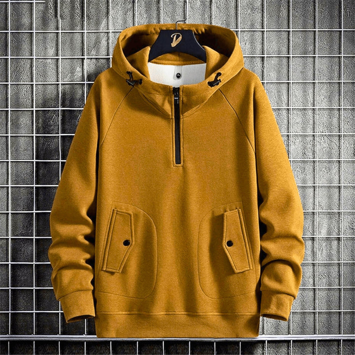 Molvana - GripOn Quarter - Zip Hoodie - 14:771#coffee;5:361385#L(50 to 60KG)