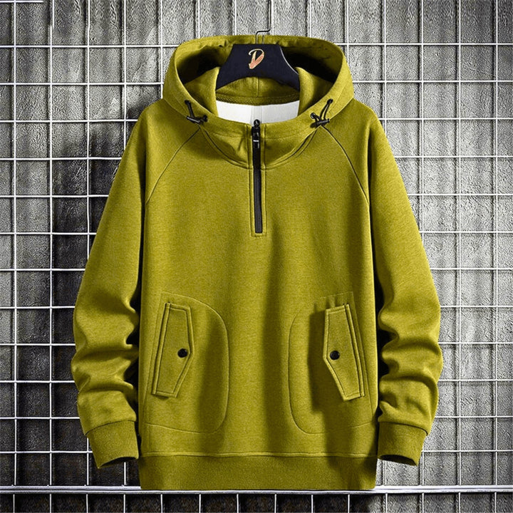 Molvana - GripOn Quarter - Zip Hoodie - 14:173#green;5:4183#XXXL(80 to 90KG)
