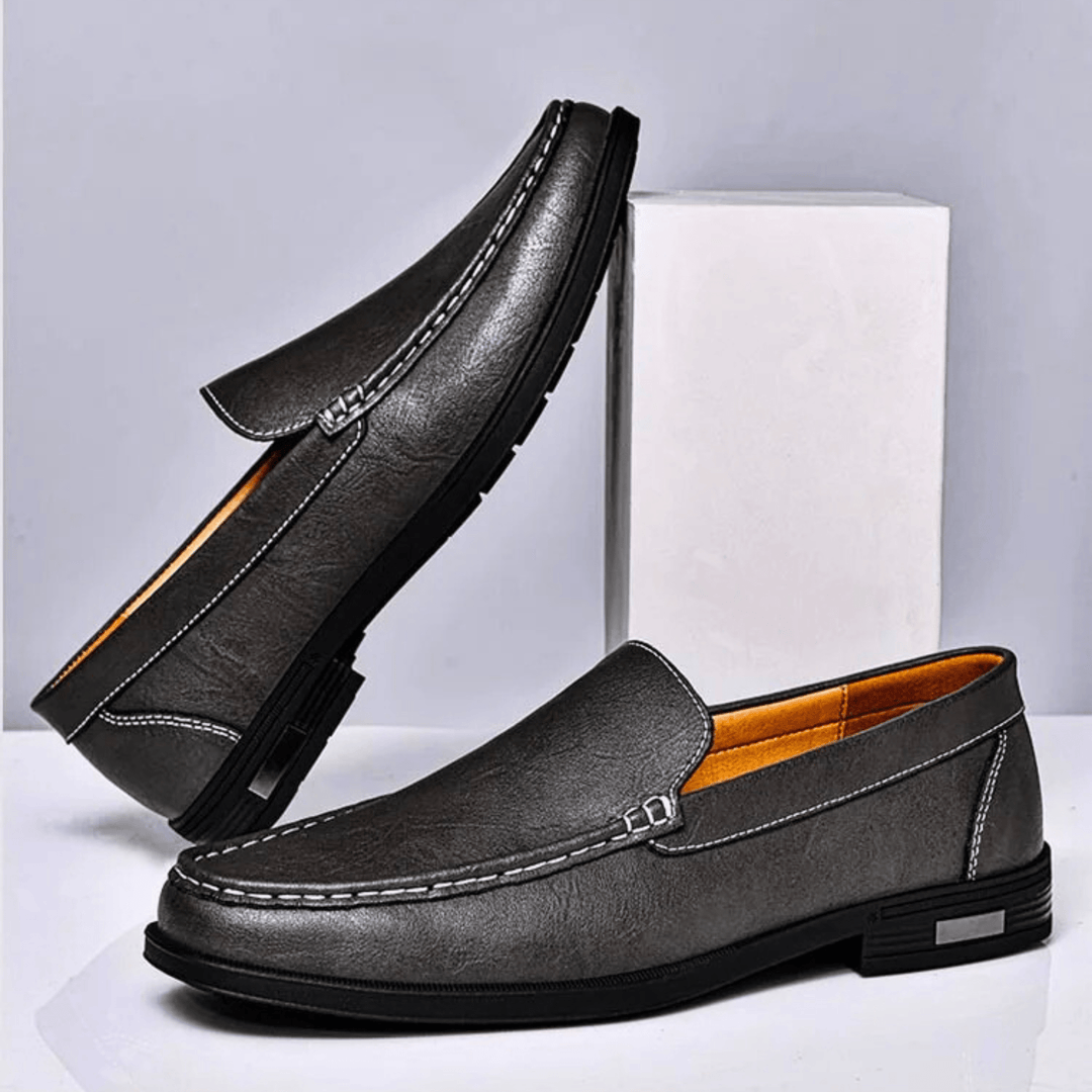 Molvana - Heritage Genuine Leather Loafer - 14:1254#blue;200000124:100010482
