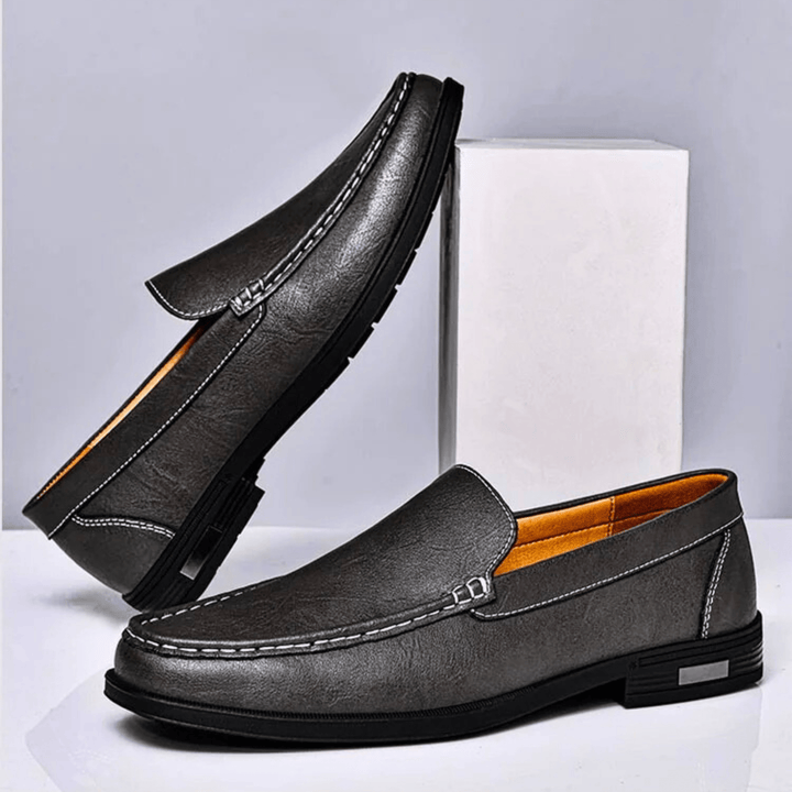 Molvana - Heritage Genuine Leather Loafer - 14:1254#blue;200000124:100010482