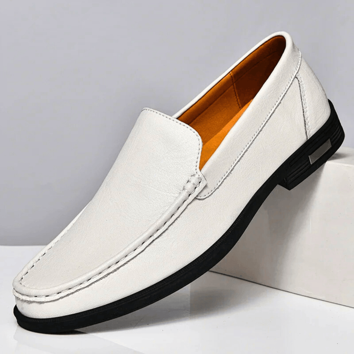 Molvana - Heritage Genuine Leather Loafer - 14:771#White;200000124:200000900