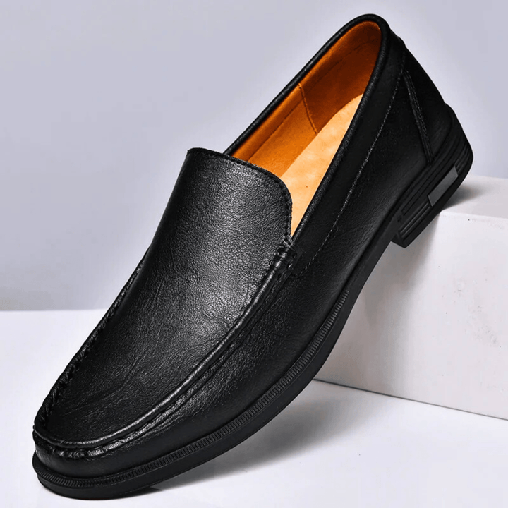 Molvana - Heritage Genuine Leather Loafer - 14:193#black;200000124:100010487