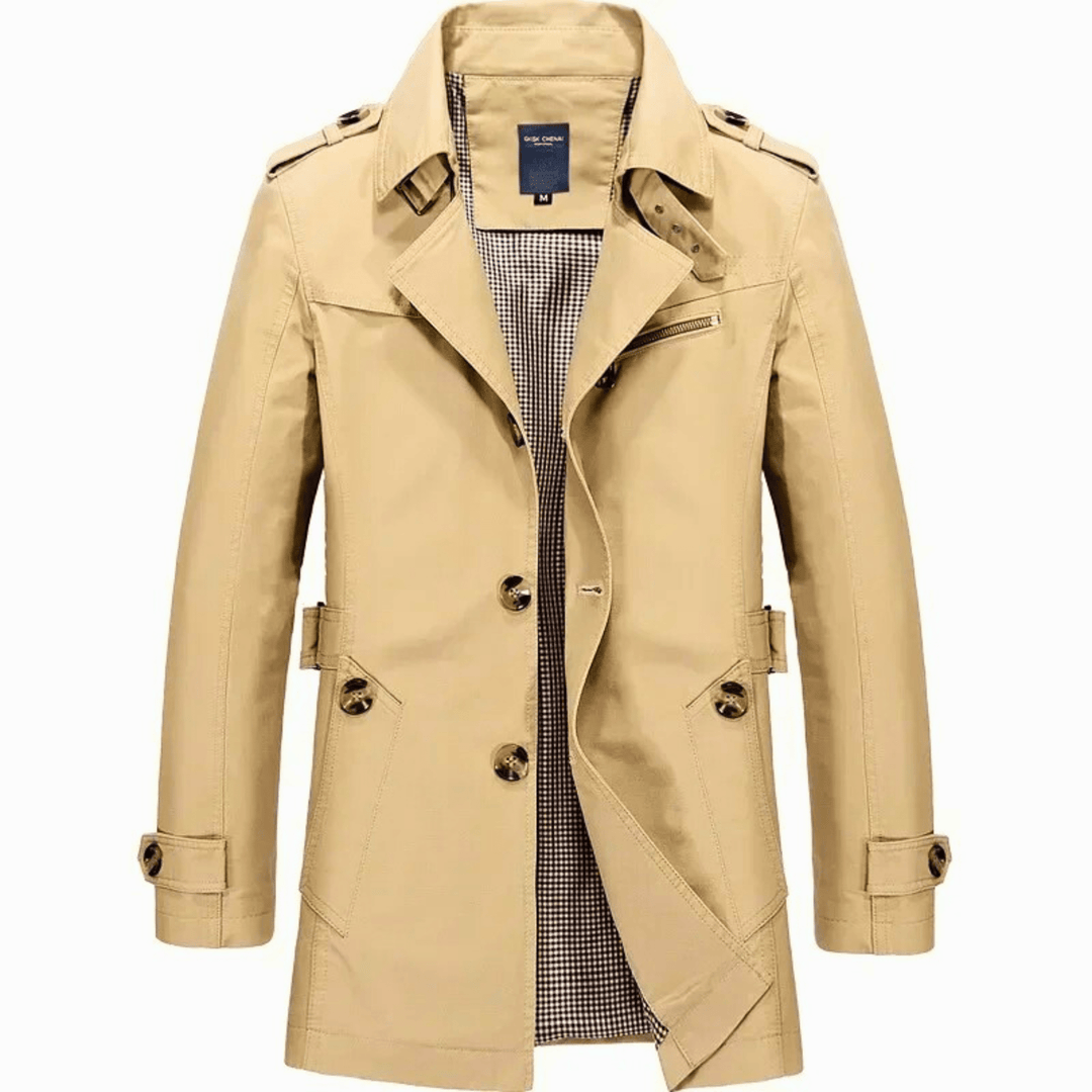 Molvana - Heritage Trench Coat - 14:350850#Lightkhaki;5:361386#M 50 - 60 KG