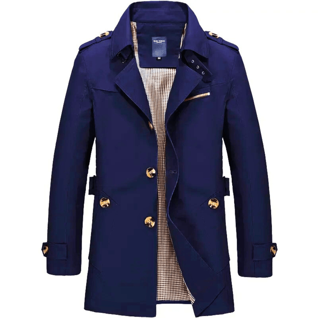 Molvana - Heritage Trench Coat - 14:200002984#Darkblue;5:361386#M 50 - 60 KG