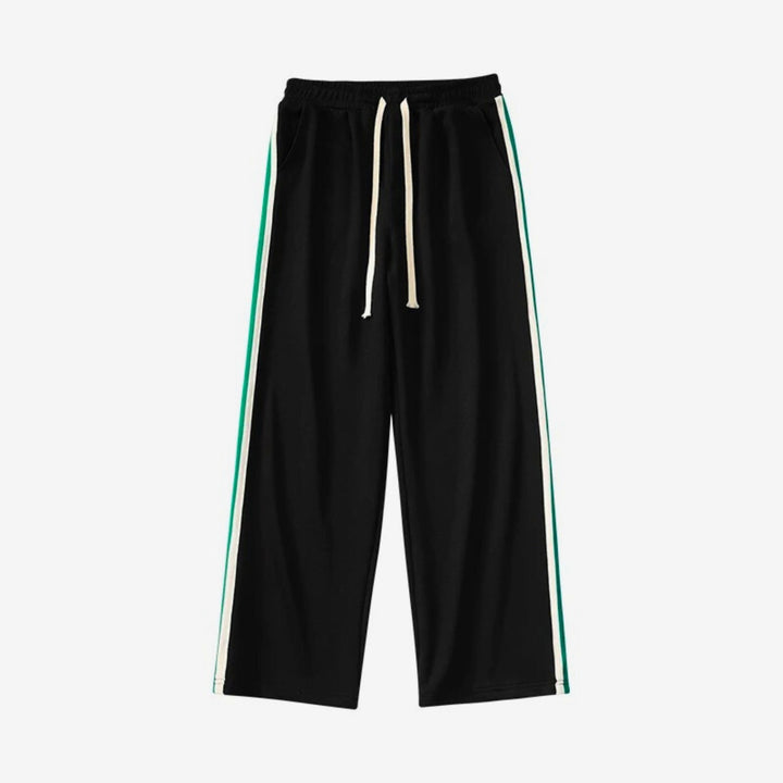 Molvana - Loose - Fit Striped Sweatpants - 14:193#black;5:100014064