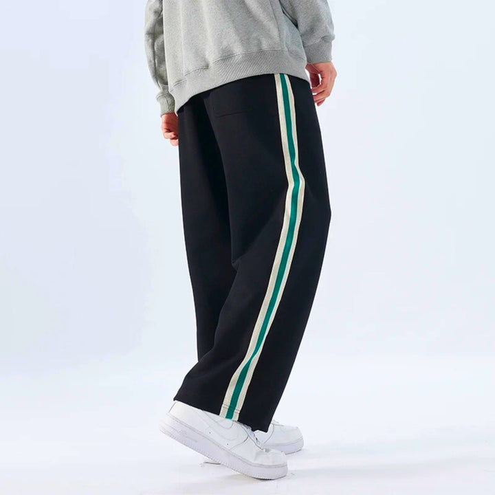 Molvana - Loose - Fit Striped Sweatpants - 14:193#black;5:100014064