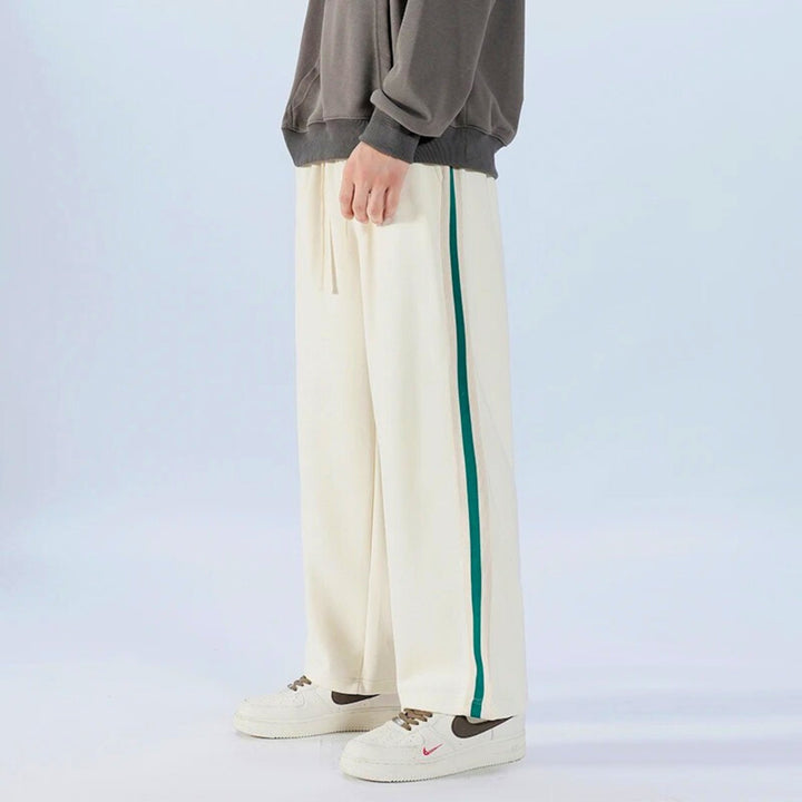 Molvana - Loose - Fit Striped Sweatpants - 14:771#apricot;5:200000990