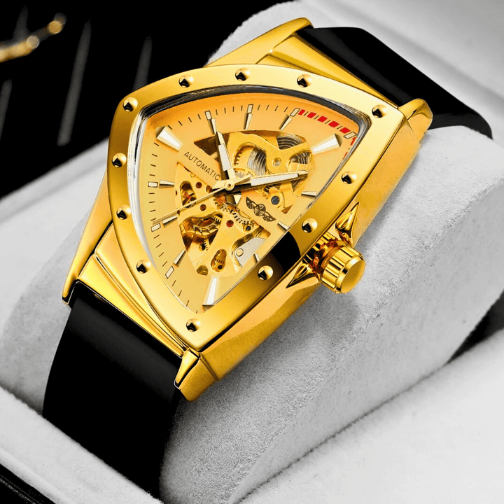 Molvana - Invictus Skeleton Watch - 14:100005979#All Gold Rubber