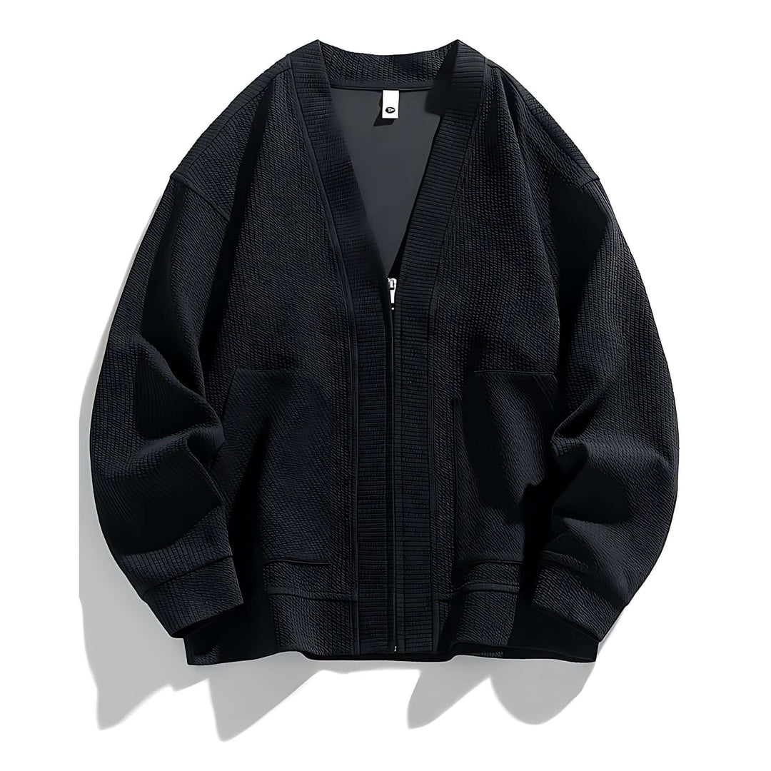 Molvana - Knit Zip Sweater - 14:193#6072 black;5:200661035