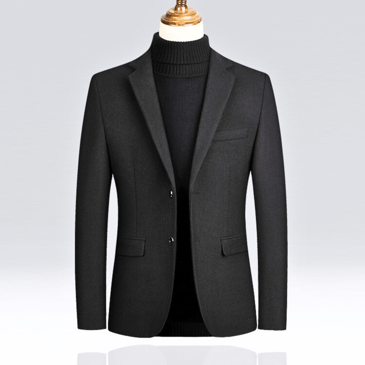 Molvana - Prestige Tailored Wool Blazer - 14:200004890#Black;5:4183#XXXL 80 - 90 KG
