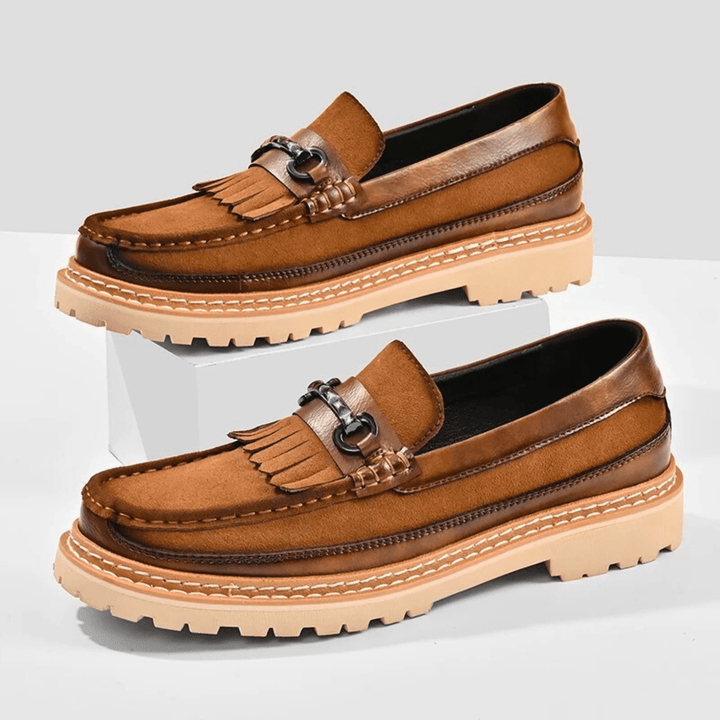 Molvana - Ariston Tassel Leather Loafer - 14:365458#99837brown;200000124:200000898