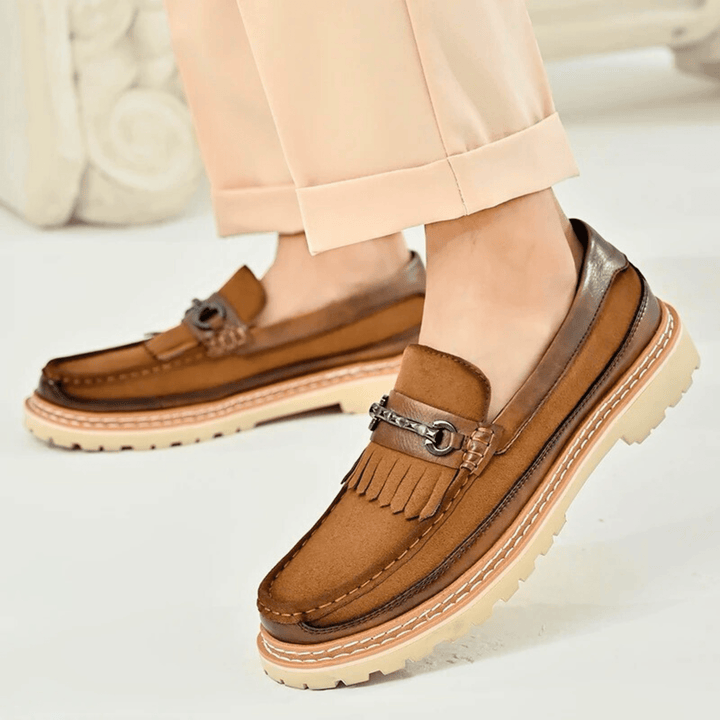Molvana - Ariston Tassel Leather Loafer - 14:365458#99837brown;200000124:200000898
