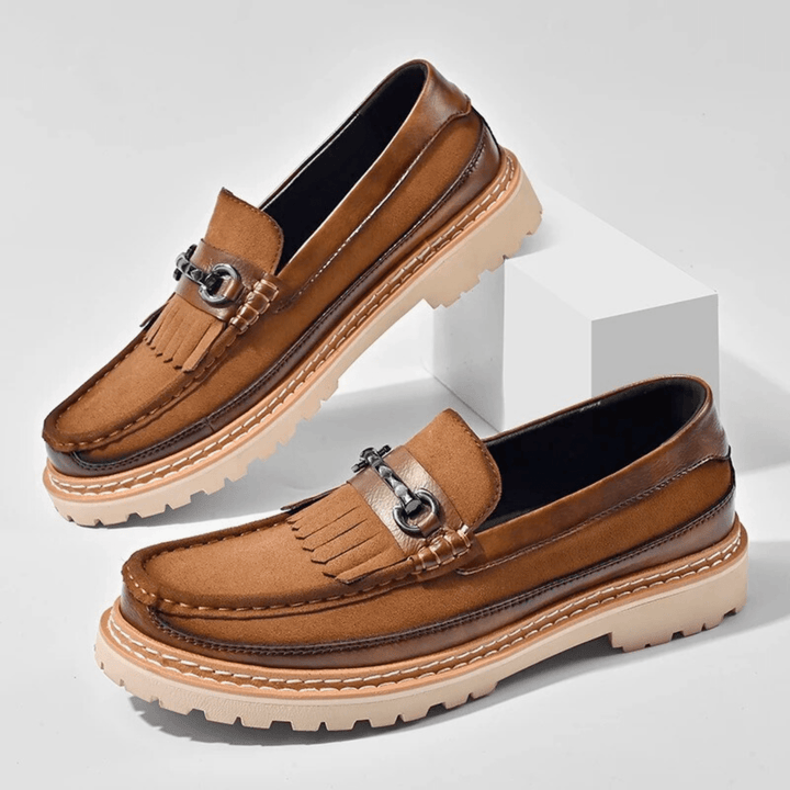 Molvana - Ariston Tassel Leather Loafer - 14:365458#99837brown;200000124:200000898