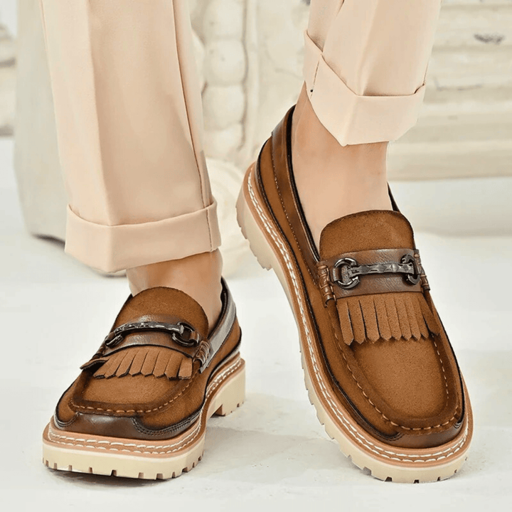 Molvana - Ariston Tassel Leather Loafer - 14:365458#99837brown;200000124:200000898