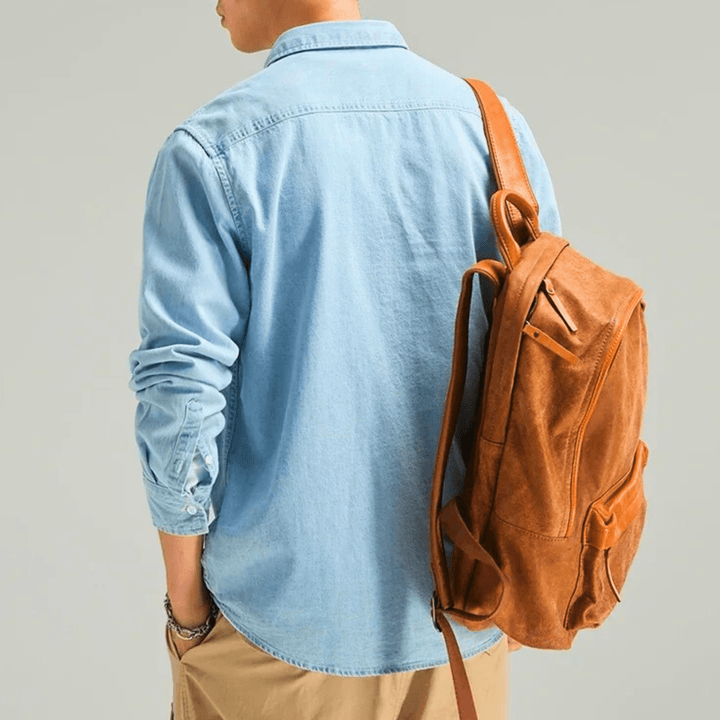 Molvana - Aureno Denim Shirt - 14:1254#Light blue;5:361386#Asia M (52 - 58kg)