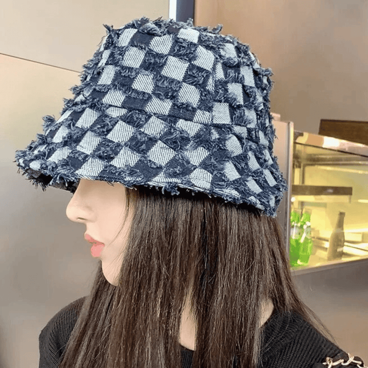 Molvana - BlueWave Denim Bucket Hat - 14:175#Black;200007763:201336100