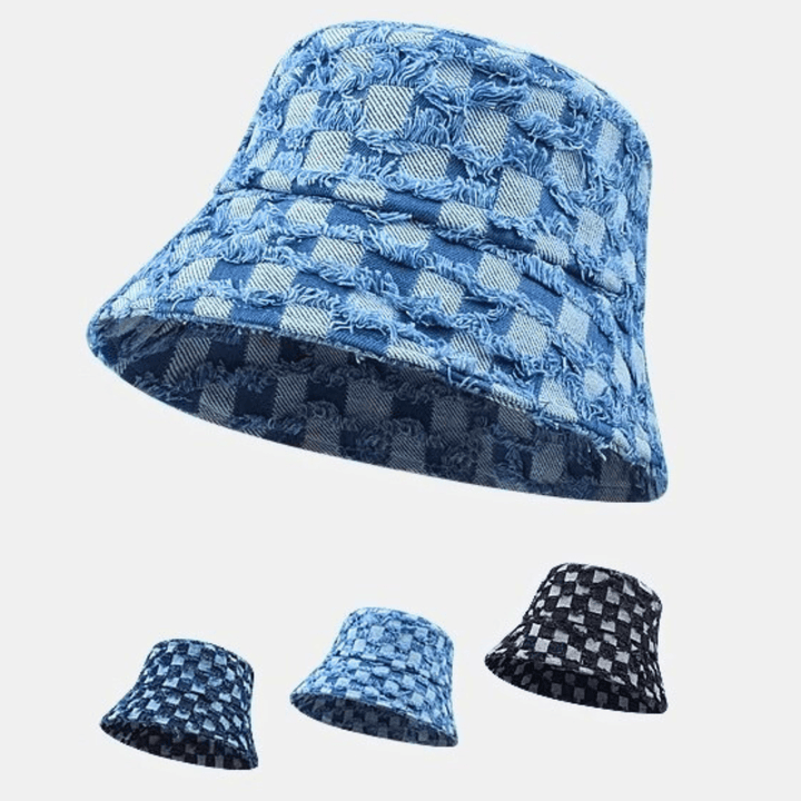 Molvana - BlueWave Denim Bucket Hat - 14:175#Black;200007763:201336100