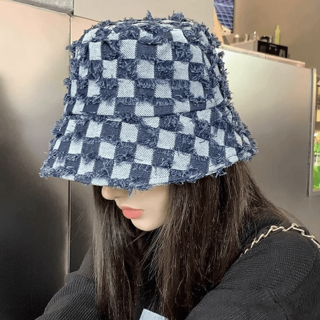 Molvana - BlueWave Denim Bucket Hat - 14:175#Black;200007763:201336100