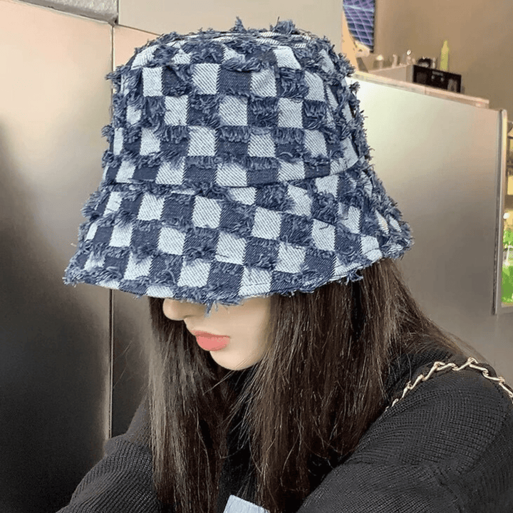 Molvana - BlueWave Denim Bucket Hat - 14:175#Black;200007763:201336100