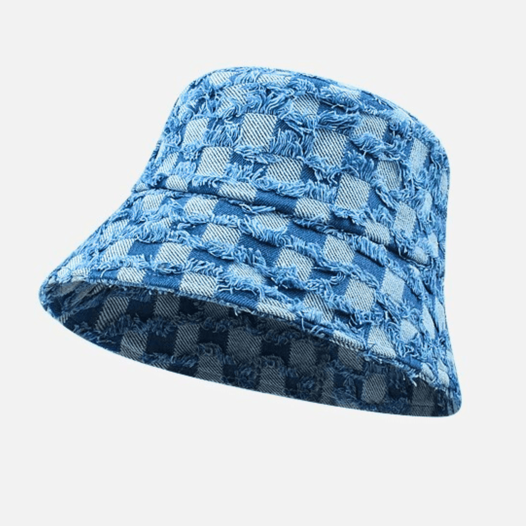 Molvana - BlueWave Denim Bucket Hat - 14:29#Blue;200007763:201336100