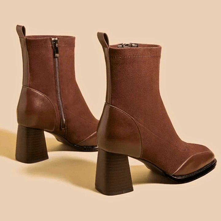 Molvana - Maison Leather Ankle Boots - 14:193#brown;200000124:200000333