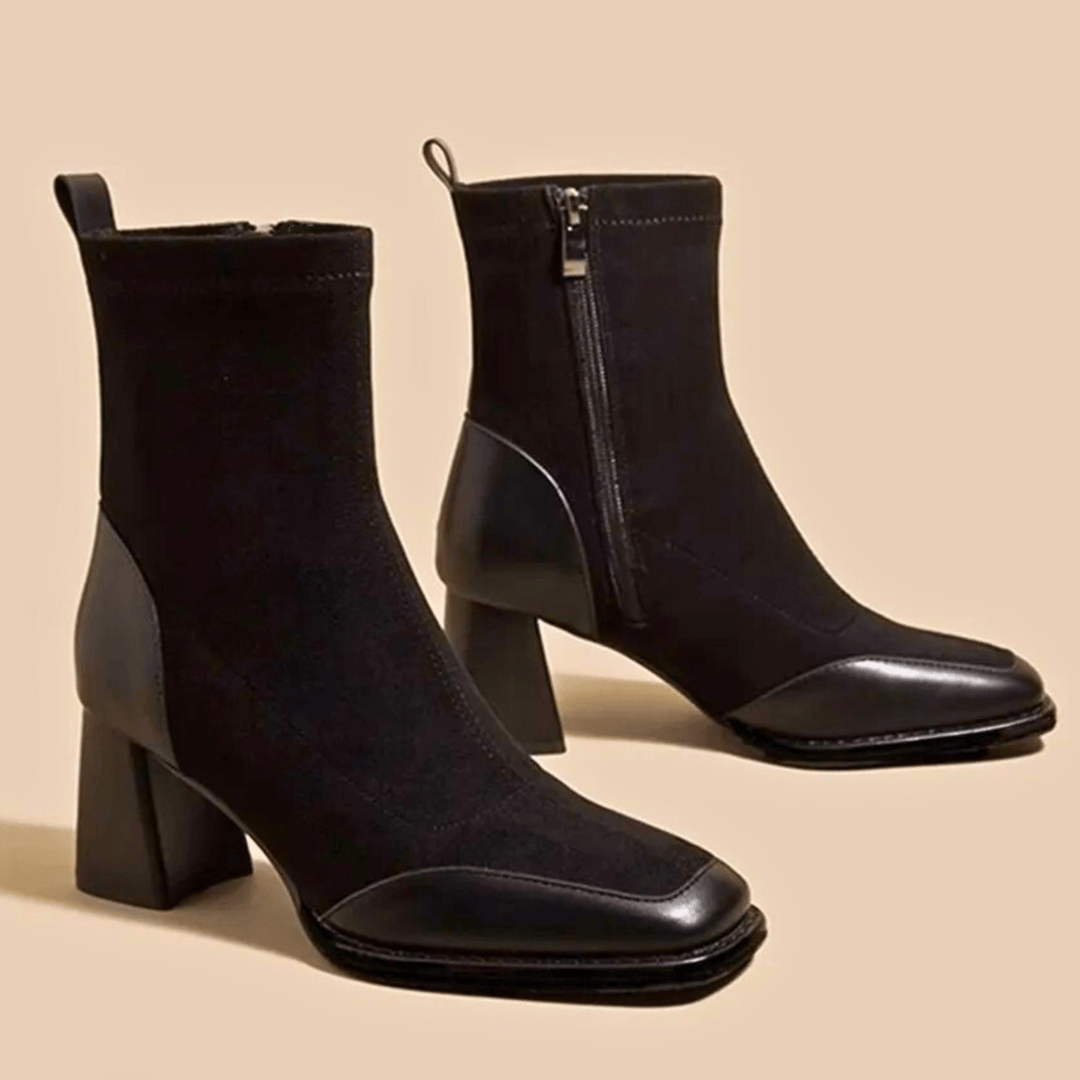 Molvana - Maison Leather Ankle Boots - 14:771#black;200000124:200000333