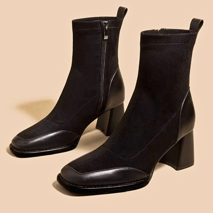 Molvana - Maison Leather Ankle Boots - 14:771#black;200000124:200000333