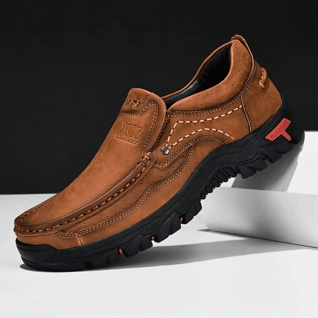 Molvana - UrbanEase Leather Slip - On - 14:200006154#Light Brown;200000124:100013888