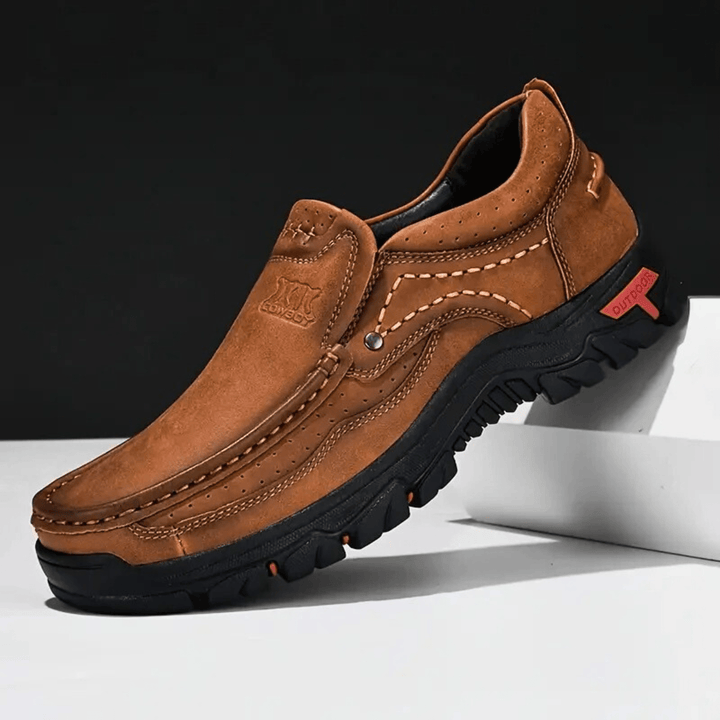 Molvana - UrbanEase Leather Slip - On - 14:200006154#Light Brown;200000124:100013888