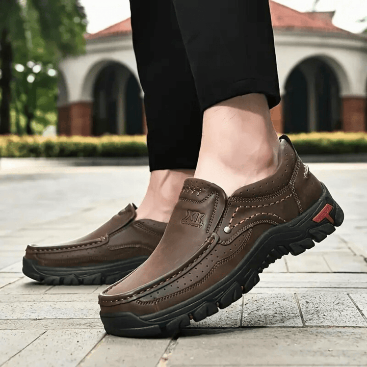 Molvana - UrbanEase Leather Slip - On - 14:365458#Dark Brown;200000124:100013888