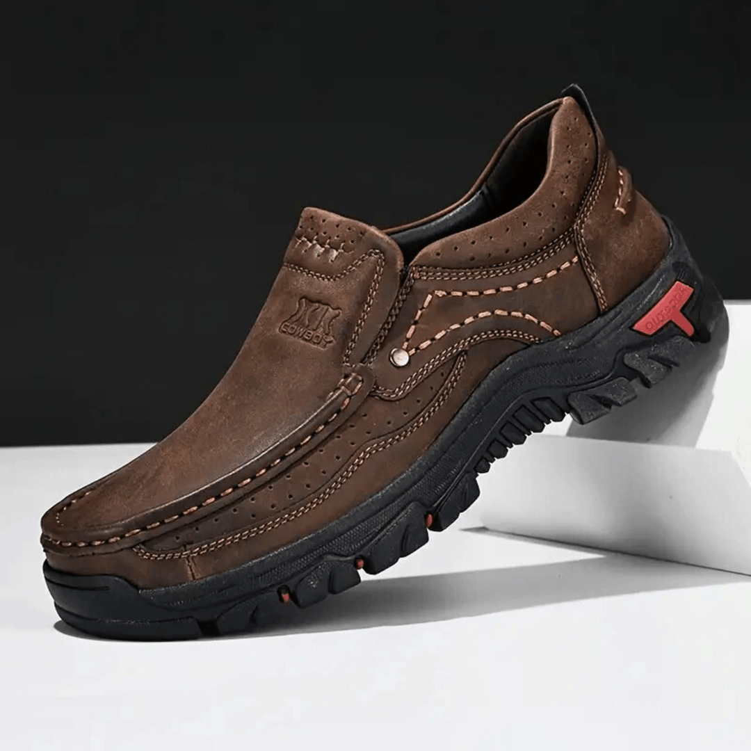 Molvana - UrbanEase Leather Slip - On - 14:365458#Dark Brown;200000124:100013888