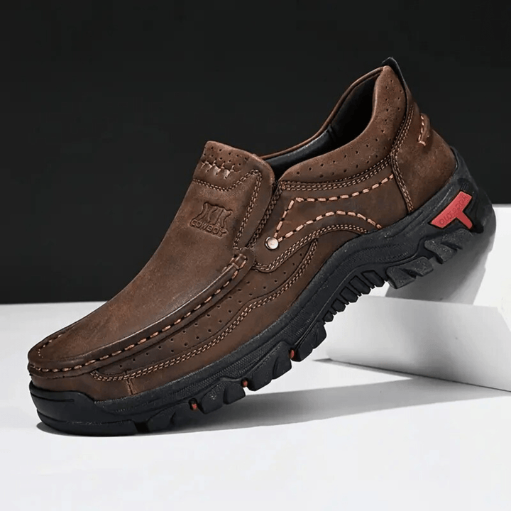 Molvana - UrbanEase Leather Slip - On - 14:365458#Dark Brown;200000124:100013888