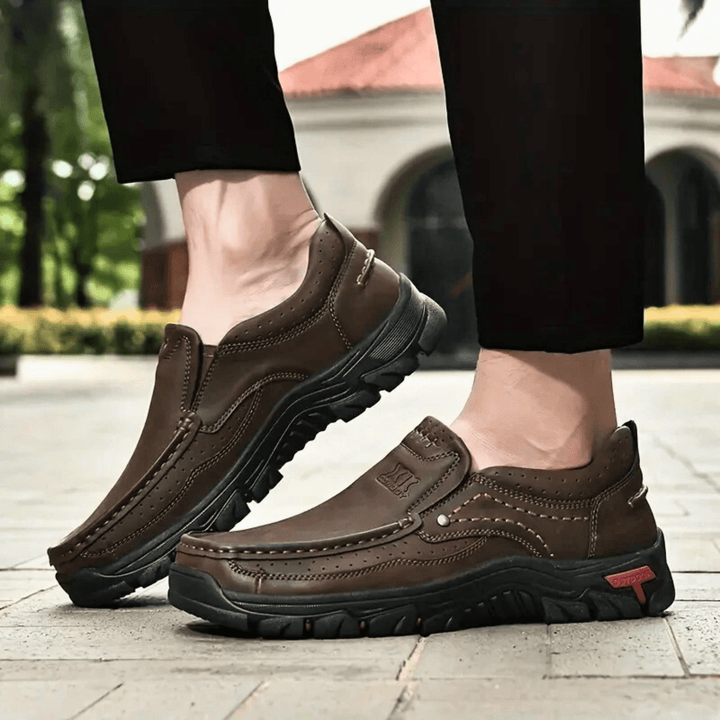 Molvana - UrbanEase Leather Slip - On - 14:365458#Dark Brown;200000124:100013888