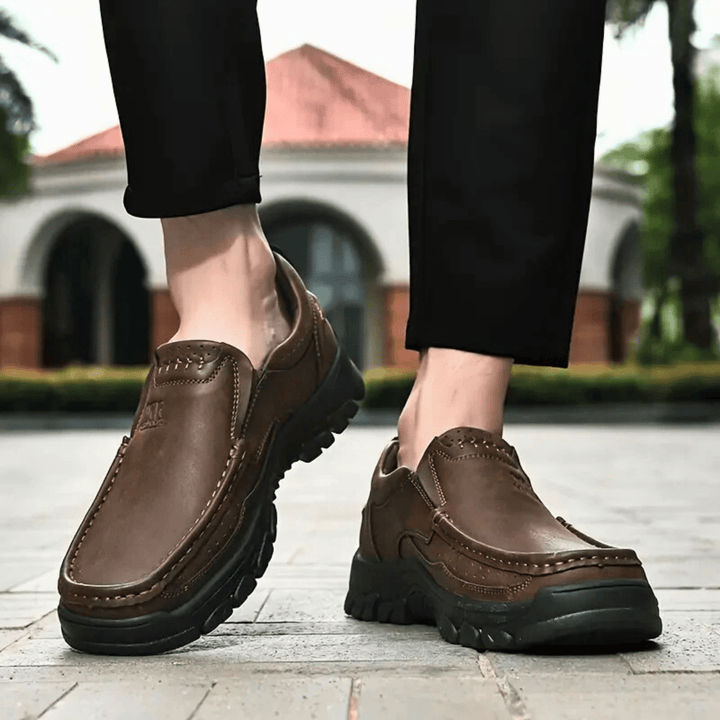 Molvana - UrbanEase Leather Slip - On - 14:365458#Dark Brown;200000124:100013888