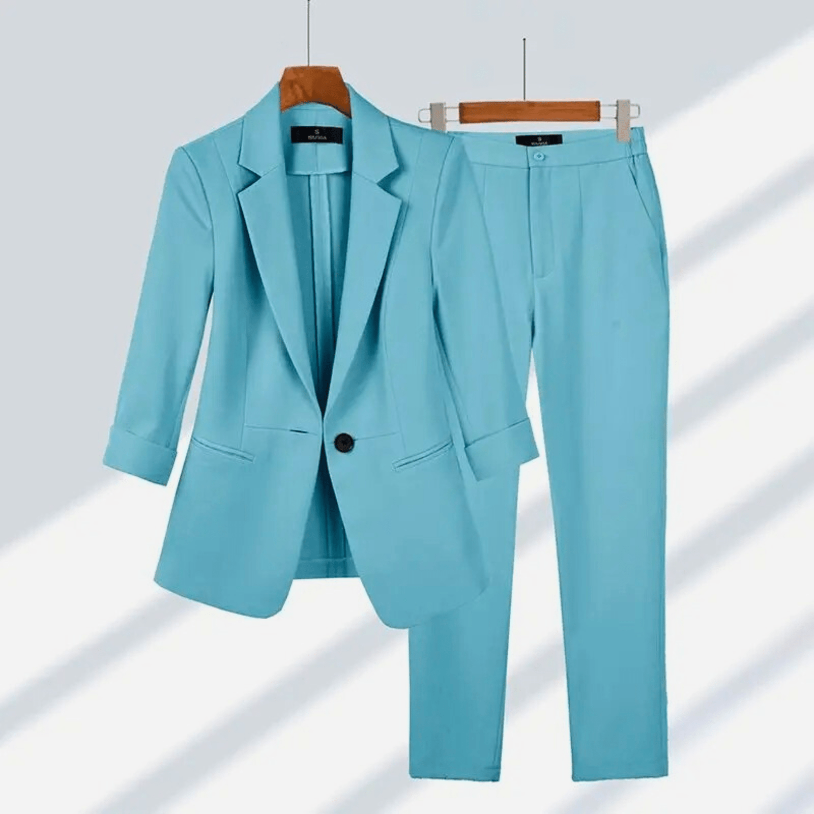 Molvana - Velora Classic Tailored Suit - 14:173#Blue Set;5:361386#M(40 - 50Kg)