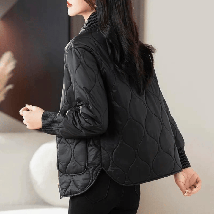 Molvana - Velours Down Jacket - 14:193#black;5:4183